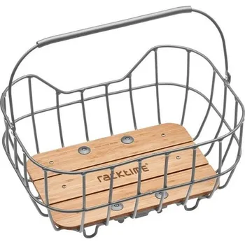 brašna na kolo Racktime koš na nosič Baskit Breeze (stříbrná)