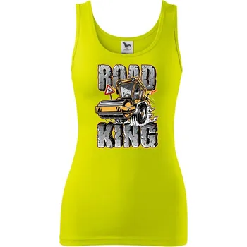 Dámské tričko Road King válec - Dámské tílko - M ( Limetková )
