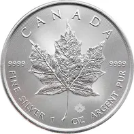 Maple Leaf investiční stříbrná mince 1oz