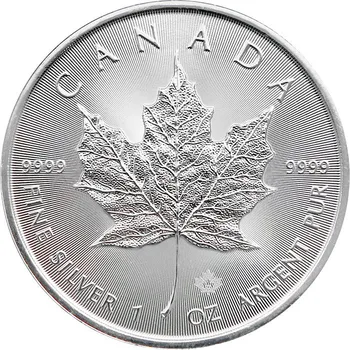 The Royal Canadian Mint Maple Leaf investiční stříbrná mince 1oz