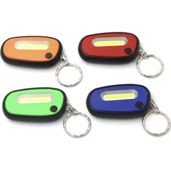 Svítilna Výkonná COB klíčenka Barva: zelená