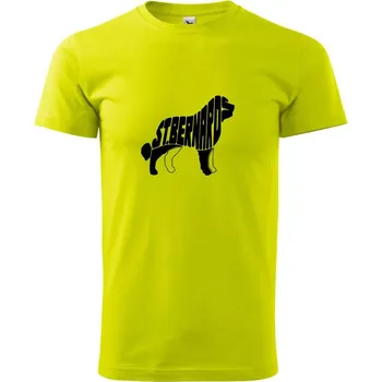 Pánské tričko Bernardýn - Klasické pánské triko vyšší gramáže - XS ( Limetková )