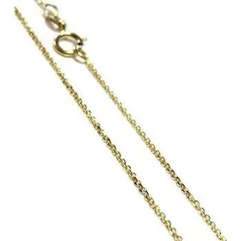 Řetízek Zlatý řetízek z pilovitých oček 1mm 1,16g 45cm Zlato 14k(585/1000)