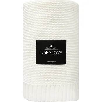 Dětská deka Lullalove Velká bambusová dečka 100x120 cm Kokosová