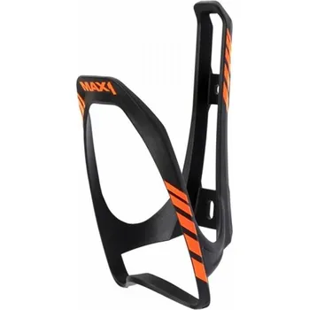 Příslušenství pro cyklistiku košík na láhev Max1 Evo, černá/fluo oranžová 400660