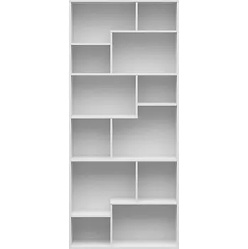 regál TETRIX REG/197/90 regál, bílá lesk