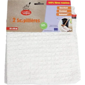 Utěrka Ecodis La Droguerie Ecologique by Sada hadrů na podlahu z rec. vláken (2 ks)