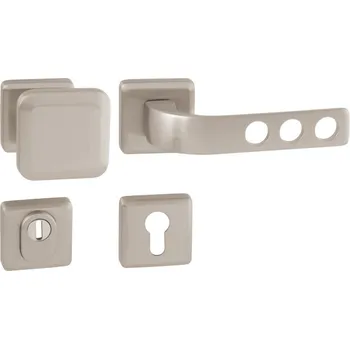 Dveřní kování Bezpečnostní kování MARIANI klika MI - QB SECUR / SUN 3 - HR mosaz Provedení: klika/klika + rozety PZ (otvor pro vložku), Povrch: OC - chrom lesklý 8584138051650