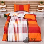 Bavlněné povlečení 140x200+70x90 Sofie oranžová