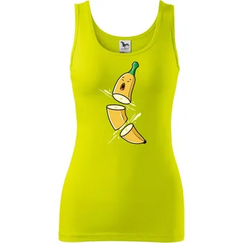 Dámské tričko Banana samuraj - Dámské tílko - XL ( Limetková )