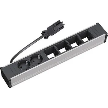 BACHMANN Systém CONI, box pro 6 modulů, 2x zásuvka DE, 4x volné (912.005) - 19.07.1859