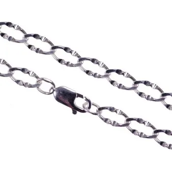 Řetízek Stříbrný řetízek ROVES 4mm, 42cm Unisex (5,10g) Stříbro 925/1000