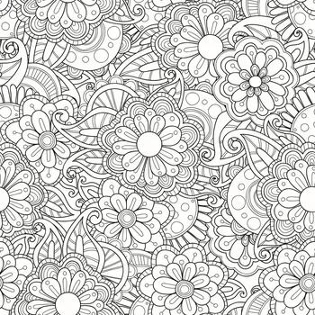 Tapeta Venilia / Gekkofix - Holandsko Tabulové omalovánky květiny - samolepicí fólie 67,5 cm x 1,5 m / nalepovací tabule, samolepící fólie a tapety Flowers 14155 Gekkofix