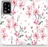 Mobiwear Flip pro Samsung Galaxy A52/A52s, růžové květy