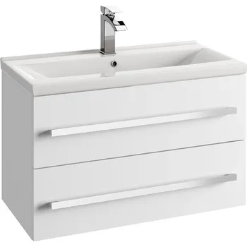 Koupelnový nábytek DEFRA Skříňka s umyvadlem GRANADA D80, bílá (167-D-08006+1724)