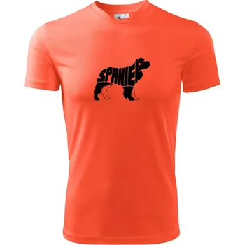 Pánské tričko Kokršpaněl - Pánské triko Fantasy sportovní (dresovina) - 2XL ( Neonově oranžová )