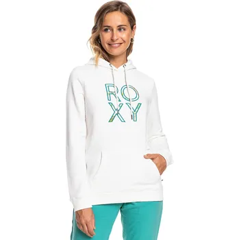 Dámské oblečení mikina Roxy Right On Time Terry - WBK0/Snow White XL