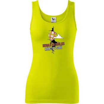 Dámské tričko Nedalo se odolat, mám to v sobě balón - Dámské tílko - L ( Limetková )