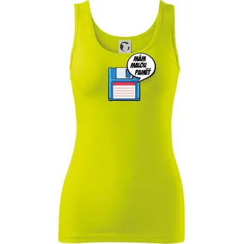 Dámské tričko Mám malou paměť - Dámské tílko - L ( Limetková )