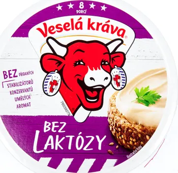 Veselá kráva Bezlaktózový sýr 120 g