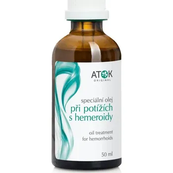 Bylinná léčivá mast Original ATOK Speciální olej při potížích s hemeroidy 50 ml