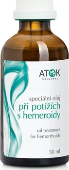 Bylinná léčivá mast Original ATOK Speciální olej při potížích s hemeroidy 50 ml