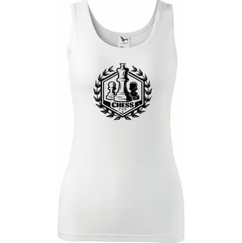 Dámské tričko Chess cup - pohár - Dámské tílko - S ( Bílá )