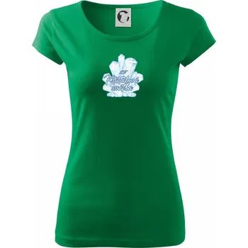 Křišťálová svatba 15 - Dámské triko Pure - 3XL ( Středně zelená )