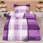 Bavlněné povlečení 140x200+70x90 Sofie fialová