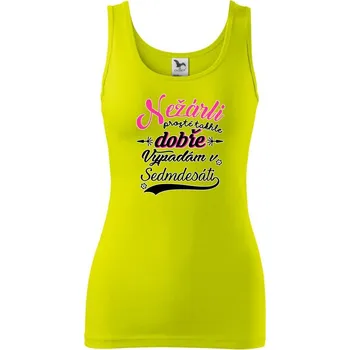 Dámské tričko Nežárli - 70 - Dámské tílko - M ( Limetková )
