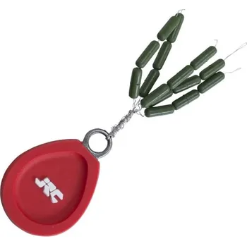 Rybářský háček 12ks - Přídavné Zátěže na Montáže JRC Tungsten Sinkers Zelená Velikost L