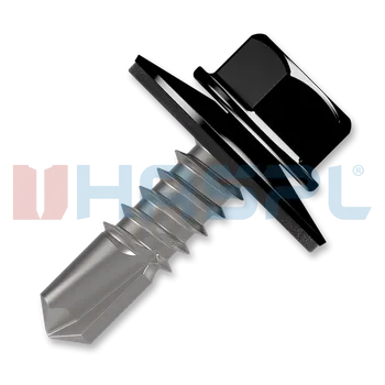 Šroub Hašpl BČ-farmářský vrut 4,8x20 RAL9005 černý