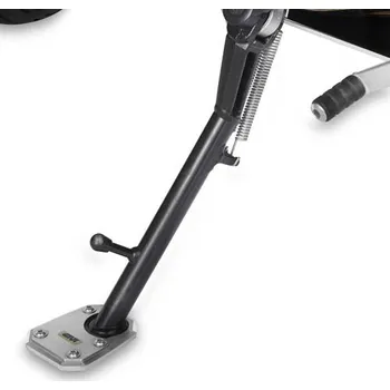 Rám pro motocykl ES5108 rozšíření bočního stojánku BMW R 1200 GS (13-18), R 1250 GS (19-23) stříbrné hliníkové