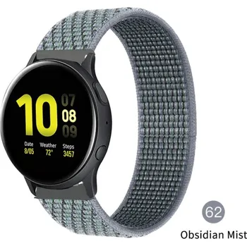 Nylonový Pásek Na Hodinky 20 Mm - Řemínek Varianta: Obsidian Mist