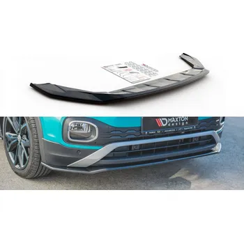 Nárazník Spojler pod přední nárazník lipa Volkswagen T-Cross carbon look