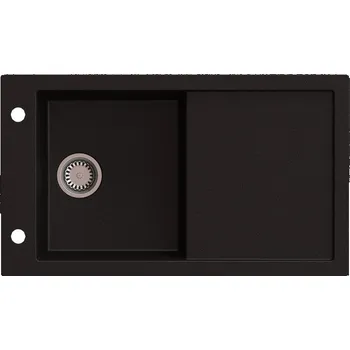 Granitový dřez Axis Kitchen Tramontana 860.0E s excentrem oboustranný Night Glow