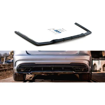 Autodíl Spoiler zadního nárazníku Mercedes-Benz E63 AMG Sedan W212 Facelift se žebry carbon look