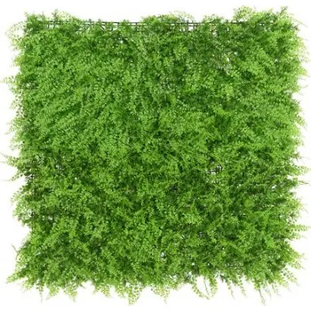 umělá květina Umělý panel z kapradiny, zelený, rozměr 1 x 1 m