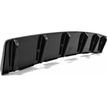 Auto-moto Splitter zadní, prostřední Audi S6 C7 Avant (se žebry) 15- černý lesklý plast