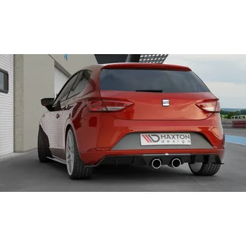 Autodíl Difuzor zadního nárazníku SEAT LEON MK3 CUPRA FACELIFT 2017 - černý lesklý plast