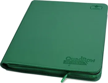 Příslušenství ke karetním hrám ultimate Guard 12-Pocket QuadRow ZipFolio XenoSkin Green