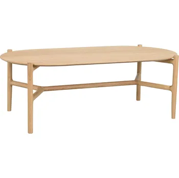 Konferenční stolek ROWICO Dřevěný konferenční stolek HOLTON dub 130x65 cm 120376