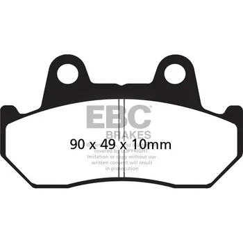Brzdová destička Brzdové destičky EBC FA069V