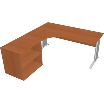 Kancelářský vozík HOBIS kancelářský stůl pracovní, sestava pravá - CE 1800 60 H P, třešeň + doprava zdarma