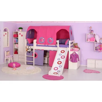 Domeček tunel/zábrana A,B Domestav D232 barevné provedení: růžovo-fialová