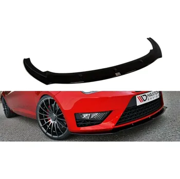 Karosérie Spojler pod nárazník lipa Seat Ibiza IV Cupra (6J) Facelift černý lesklý plast