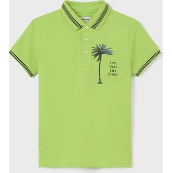 Chlapecké tričko Chlapecké polotriko Mayoral 6103 -56 zelená Rozměr: 140 (10 let)