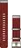 Garmin QuickFit 22 pro Fenix6, nylonový červený/stříbrná přezka