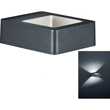 Venkovní osvětlení Trio Leuchten 220760142 RENO - LED nástěnné venkovní svítidlo IP54, LED 4,5W, 3000K (Venkovní svítidlo na zeď v antracitové barvě)