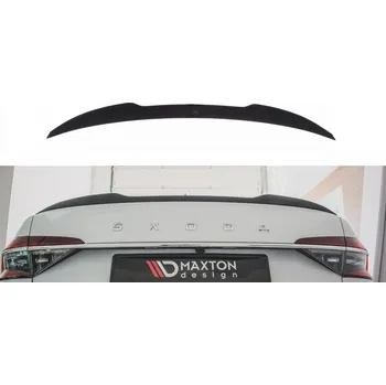 Tuning Prodloužení střešního spojleru Škoda Superb Mk3 černý lesklý plast